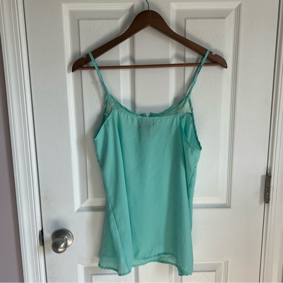 Mint Chiffon Tank Top - Picture 2 of 2